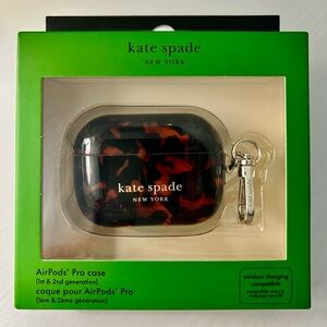 Kate Spade NY Apple AirPods Pro (2nd Gen) Protective Case - Tortoise/Black